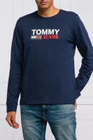 longsleeve | regular fit Tommy Jeans 	tmavomodrá	