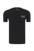 tričko | regular fit EA7 	čierna	