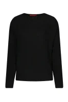 vlnený sveter cesena | loose fit MAX&Co. 	čierna	