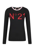 vlnený sveter | regular fit N21 	čierna	
