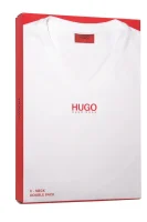 Tričko 2-balenie HUGO-V | Slim Fit HUGO 	čierna	