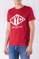 tričko shear tee | regular fit Tommy Hilfiger 	červená	