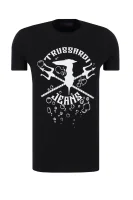 tričko | regular fit Trussardi 	čierna	