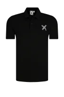polo tričko | regular fit Kenzo 	čierna	