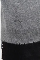 kaszmirowy sveter liam | regular fit Zadig&Voltaire 	sivá	