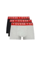 Bokserki 3-pack HERO | cotton stretch Guess Underwear 	sivá	