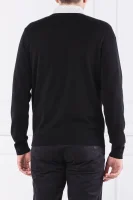 sveter | regular fit Lacoste 	čierna	
