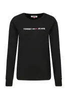 blúzka | regular fit Tommy Jeans 	čierna	