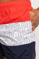 šortky kąpielowe erik | regular fit Pepe Jeans London 	červená	