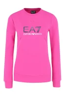 mikina | regular fit EA7 	ružová	