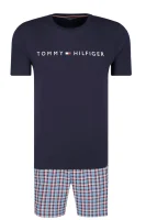 pyžamo | regular fit Tommy Hilfiger 	tmavomodrá	