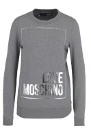 mikina | regular fit Love Moschino 	sivá	