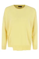 wełniany sveter contorno | loose fit | s prímesou kašmíru MAX&Co. 	žltá	