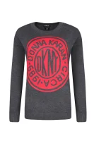 sveter | relaxed fit DKNY 	grafitová	