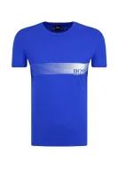 tričko rn | slim fit BOSS BLACK 	modrá	