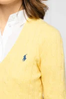 vlnený sveter | regular fit | s prímesou kašmíru POLO RALPH LAUREN 	žltá	