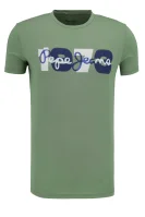 tričko dion | slim fit Pepe Jeans London 	zelená	