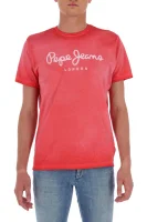 tričko west sir | regular fit Pepe Jeans London 	červená	