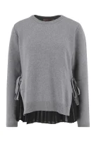 sveter + spodnička | loose fit TWINSET 	sivá	