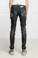 džínsy skinny jean | skinny fit | mid waist Dsquared2 	čierna	