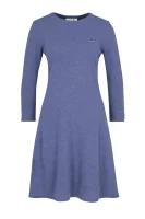 wełniana šaty | s prímesou kašmíru Lacoste 	modrá	