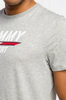 tričko | regular fit Tommy Sport 	šedá	