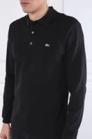 polo tričko | slim fit Lacoste 	čierna	