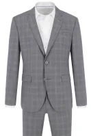 oblek jeffery/simmons182f1 | regular fit HUGO 	sivá	