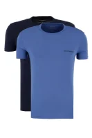 tričko 2-pack | regular fit Emporio Armani 	modrá	