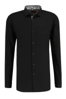 košeľa erondon | extra slim fit | easy iron HUGO 	čierna	