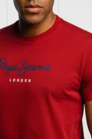 tričko eggo | regular fit Pepe Jeans London 	gaštanová	