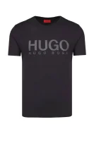 tričko dolive-u2 | regular fit HUGO 	čierna	