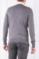 vlnený sveter | regular fit Tommy Tailored 	sivá	