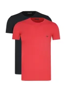 tričko 2-pack | regular fit Emporio Armani 	červená	