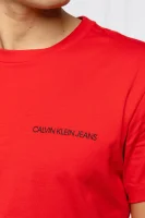 Tričko MONOGRAM | Regular Fit CALVIN KLEIN JEANS 	červená	