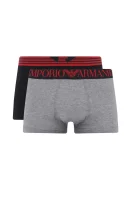 boxerky 2-pack Emporio Armani 	sivá	