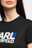 tričko bauhaus | regular fit Karl Lagerfeld 	čierna	
