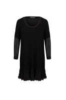 šaty+sveter TWINSET 	čierna	