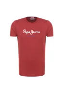 tričko eggo | regular fit Pepe Jeans London 	červená	