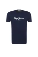 tričko eggo | regular fit Pepe Jeans London 	tmavomodrá	