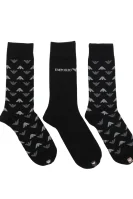 Ponožky 3-balenie Emporio Armani 	čierna	