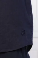 Ľanová košeľa | Regular Fit Vilebrequin 	tmavomodrá	