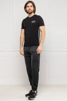 tričko | slim fit EA7 	čierna	