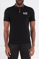 Polo tričko | Regular Fit EA7 	čierna	