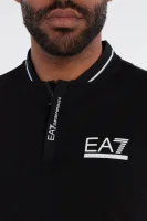 Polo tričko | Regular Fit EA7 	čierna	