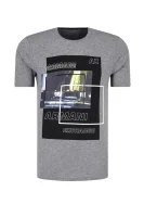 tričko | slim fit Armani Exchange 	sivá	
