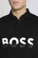 Polo tričko Pavel | Regular Fit BOSS GREEN 	čierna	