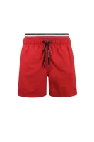 šortky kąpielowe double waistband | regular fit Tommy Hilfiger 	červená	
