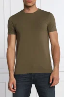 T-shirt | Slim Fit Tommy Hilfiger 	khaki	