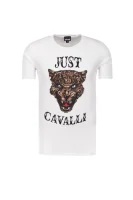 tričko Just Cavalli 	krémová	